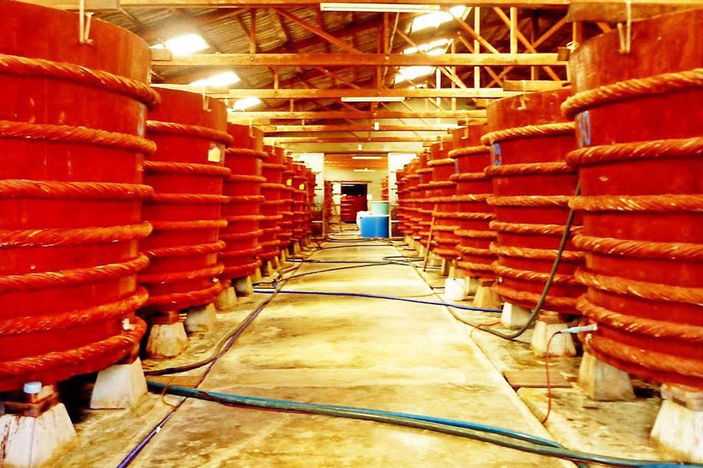 Hung Thanh fish sauce factory in phu quoc